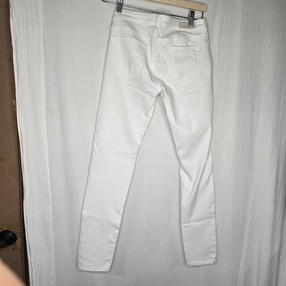 AG Adriano Goldschmied The Legging Ankle Jeans‎ 27R White Cotton Blend Skinny - Picture 2 of 8